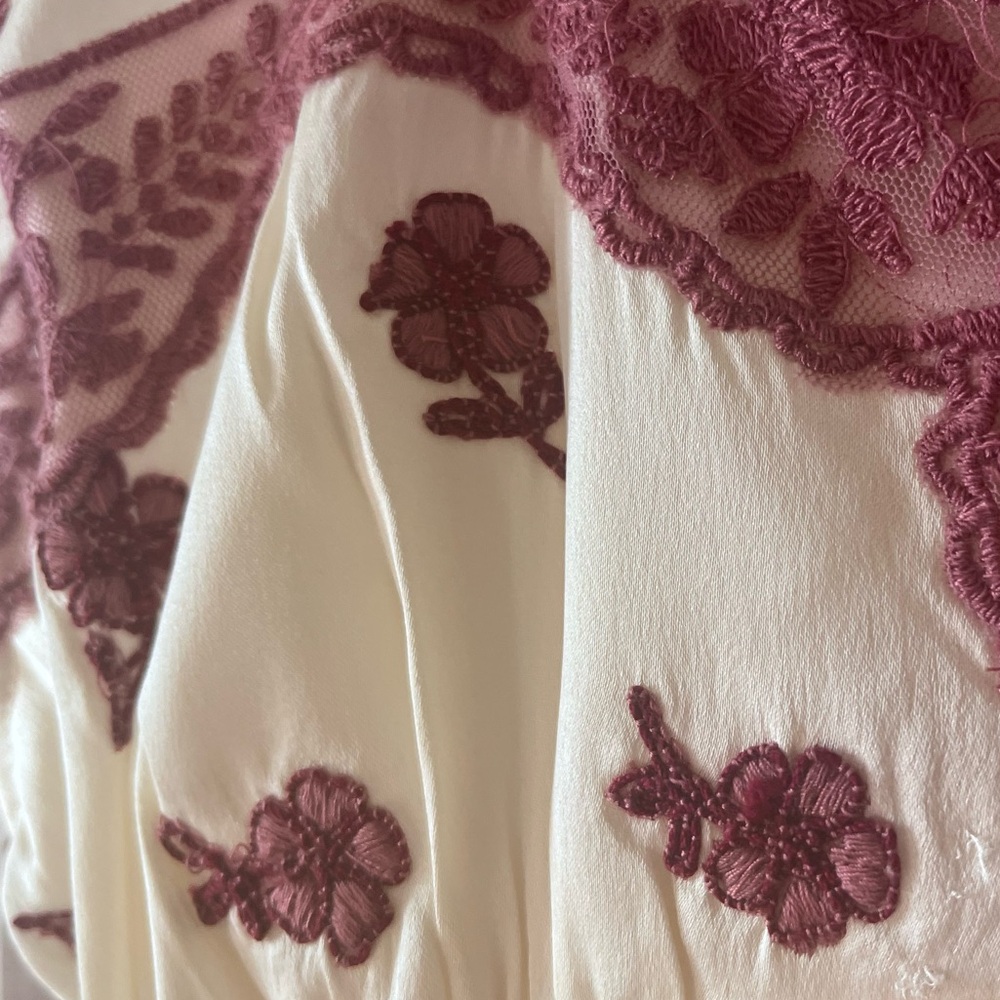 NWT! Free People Haven Embroidered Midi Dress - Picture 11 of 15